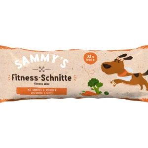Top-Seller Sparpaket 2 x 25 g Sammy's Fitness-Schnitte mit Brokkoli & Karotten Hunde Snack